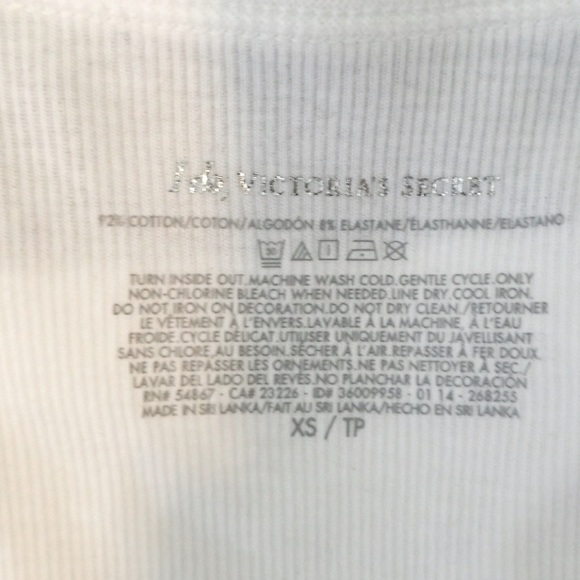 NWT Rare Victoria's Secret "I Do" Collection Bling "Bride" Racerback Tank Top - Picture 5 of 5